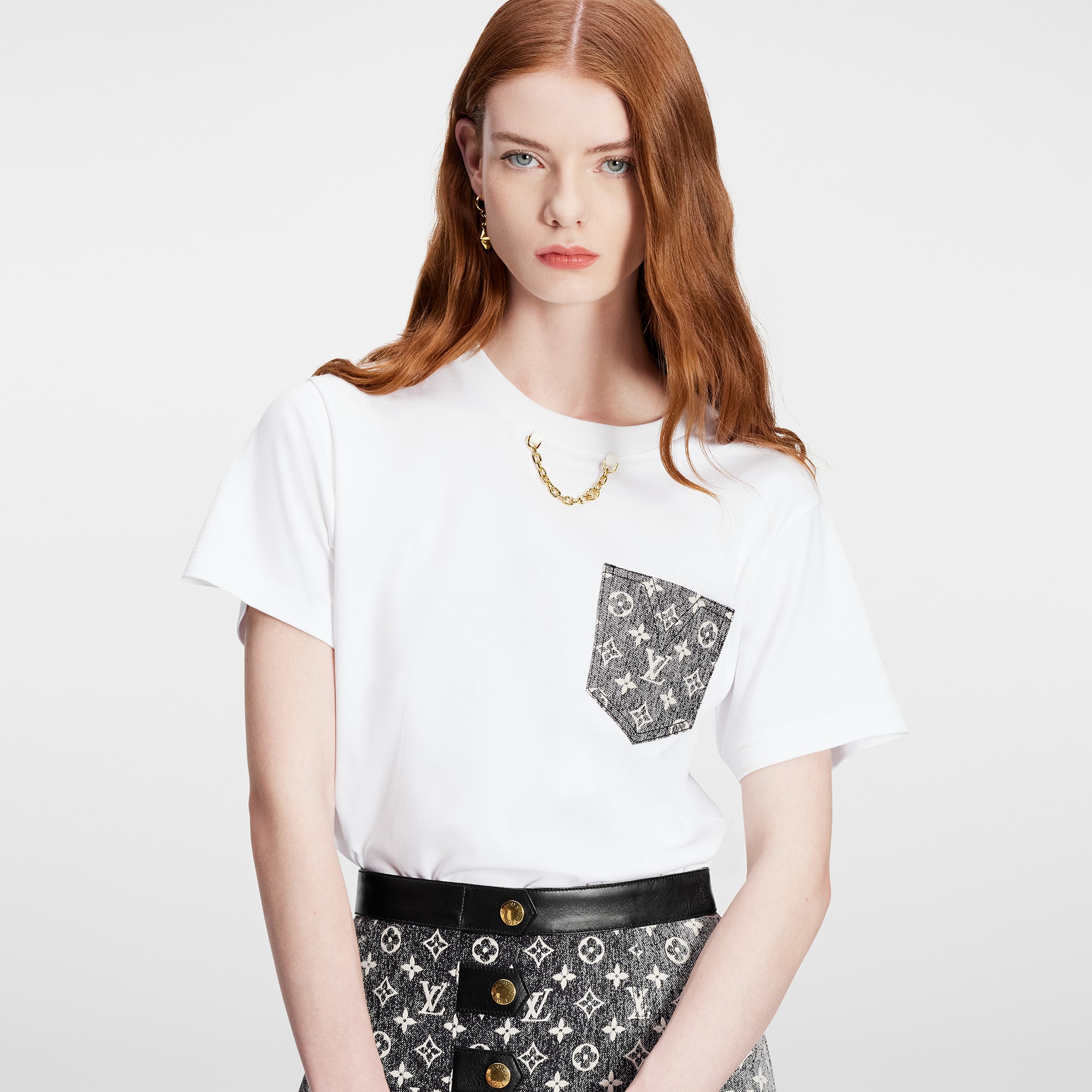 Teeshirt à poche Monogram OBSOLETES DO NOT TOUCH de luxe Homme